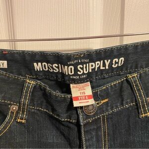 Mossimo Supply Co. Blue Skinny Jeans with Contrast Stitching